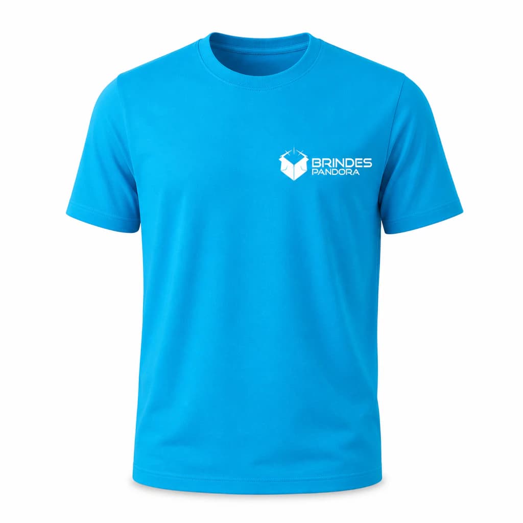 Camiseta azul-clara